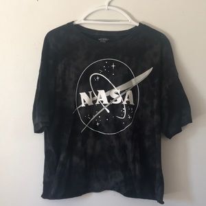 NASA crop tee